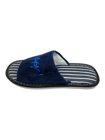 Papuci de casă decupați unisex Tecos® albastru cu talpă respirabilă și antiderapantă – mărimi 36-45 [1]