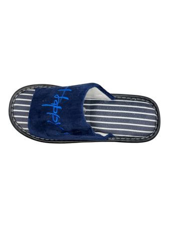 Papuci de casă decupați unisex Tecos® albastru cu talpă respirabilă și antiderapantă – mărimi 36-45 [2]