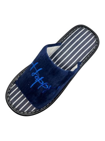 Papuci de casă decupați unisex Tecos® albastru cu talpă respirabilă și antiderapantă – mărimi 36-45 [3]
