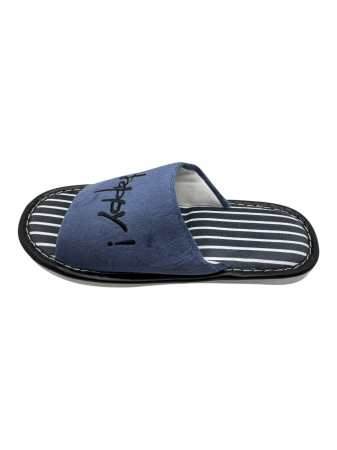 Papuci de casă decupați unisex Tecos® albastru închis cu talpă respirabilă și antiderapantă – mărimi 36-45 [1]