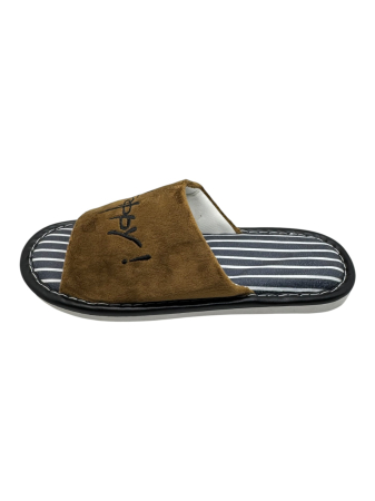 Papuci de casă decupați unisex Tecos® maro cu talpă respirabilă și antiderapantă – mărimi 36-45 [1]