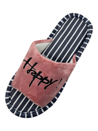 Papuci de casă decupați unisex Tecos® roz cu talpă respirabilă și antiderapantă – mărimi 36-45 [4]