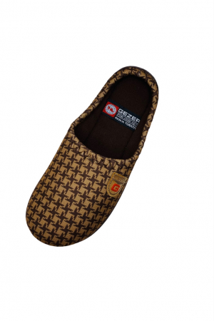 Papuci de casa pentru bărbați, maro deschis, mărime 43 model cu călcâi, 27.5 centimetri [5]