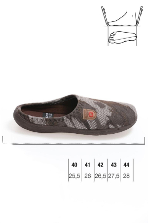 Papuci de casă bărbați albastru maro – model confortabil și călduros, mărimea 41-45 [2]