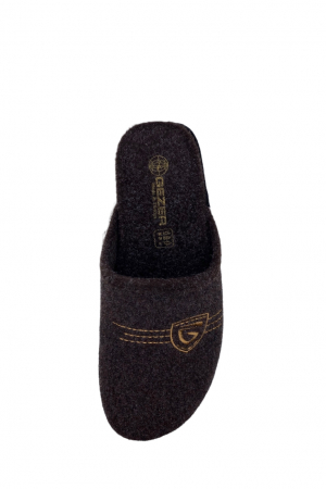 Papuci de casa pentru bărbați, maro, mărime 40, branț detașabil, 26 centimetri [3]