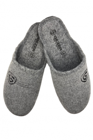 Papuci de casa pentru bărbați, gri, mărime 40, branț detașabil, 26 centimetri [4]