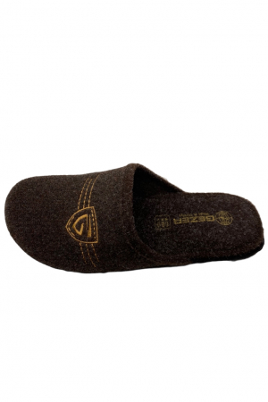 Papuci de casa pentru bărbați, maro, mărime 40, branț detașabil, 26 centimetri [1]