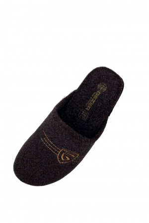 Papuci de casa pentru bărbați, maro, mărime 40, branț detașabil, 26 centimetri [4]