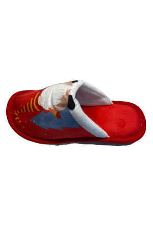 Papuci de casa pentru dama, rosii cu imprimeu gnomi, marime 36-37, 25 centimetri [1]