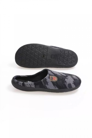 Papuci de casă bărbați albastru negru – model confortabil și călduros, mărimea 41-45 [1]
