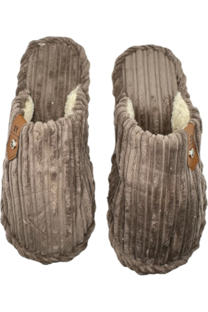 Papuci de casă pentru bărbați Tecos Maro – Îmblăniți și comozi [5]