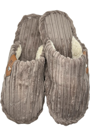 Papuci casa - Papuci de casă pentru bărbați Tecos Maro – Îmblăniți și comozi