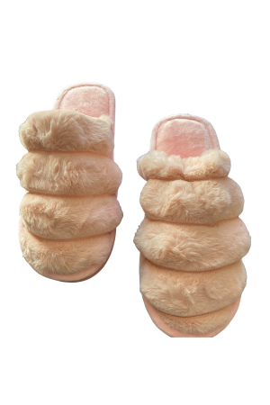 Papuci de casa pentru dama, gri, marime 36-37, 25 centimetri, imblaniti [13]