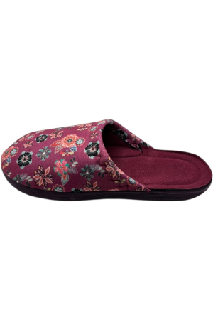 Papuci de casă damă Tecos roșu floral – confort și stil [1]