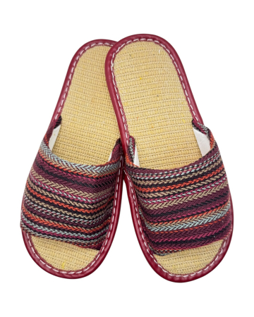 Papuci casa - papuci-de-casa-dama-tecos-rosu-model-traditional-romanesc