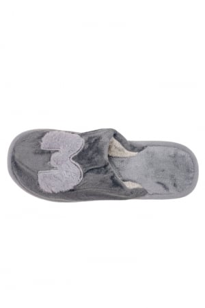 Papuci de casa pentru pentru bărbați, gri, mărime 40-41, imprimeu M, 27 centimetri [2]