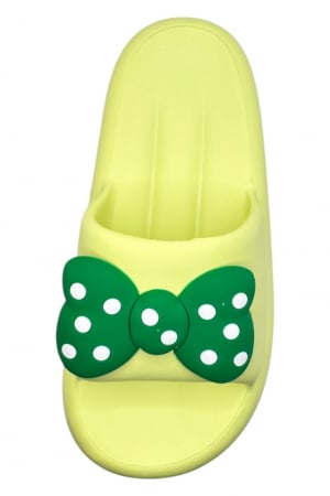 Papuci de dama, Tecos®, marime 36-37, verde cu imprimeu 3D funda, foarte usori, talpa anti-alunecare, 23.5 centimetri [2]