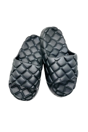 Papuci plaja barbati - papuci-piscina-plaja-unisex-tecos-anti-alunecare-36-45-negru