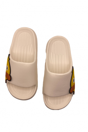 Papuci de plaja, alb cu imprimeu rățușca, mărimea 36-37, 24 centimetri [3]