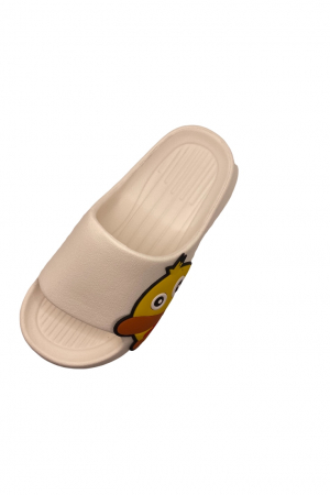 Papuci de plaja, alb cu imprimeu rățușca, mărimea 36-37, 24 centimetri [5]