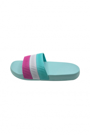 Papuci damă vară pastel – barete late colorate – model casual [1]
