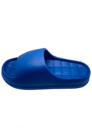 Papuci de plaja sau piscina pentru bărbați, TECOS, albastru, marime 40-41, 25 centimetri, talpa comoda [1]