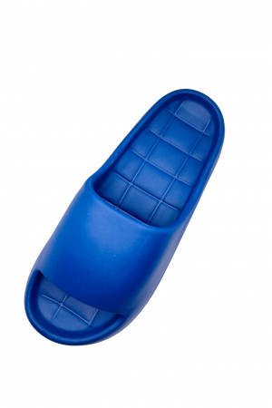 Papuci de plaja sau piscina pentru bărbați, TECOS, albastru, marime 40-41, 25 centimetri, talpa comoda [4]