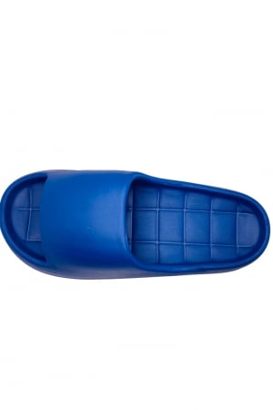 Papuci de plaja sau piscina pentru bărbați, TECOS, albastru, marime 40-41, 25 centimetri, talpa comoda [2]