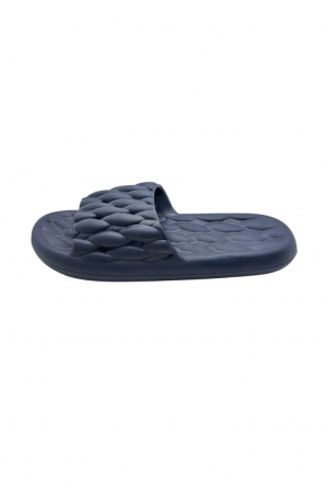 Papuci de plaja sau piscina pentru barbati, Tecos®, albastru, marimea 40-41, 26 centimetri, usori, confortabili, aspect impletit [1]