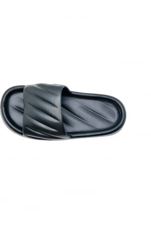Papuci de plaja sau piscina pentru barbati, Tecos®, negri, marimea 40-41, 25.5 centimetri, foarte usori si confortabili [2]