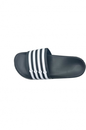 Papuci de plaja sau piscina pentru barbati, Tecos®, negru, marimea 40, 25 centimetri,usori, confortabili, cu design modern [3]