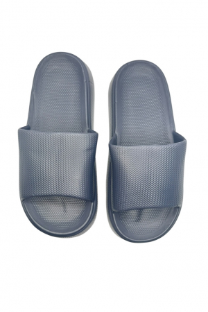 Papuci de plaja sau piscina pentru barbati, Tecos®, negru, marimea 40-41, 27 centimetri, usori, confortabili, model modern [5]