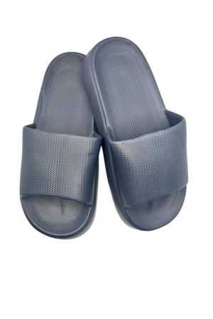 Papuci plaja barbati - Papuci de plaja sau piscina pentru barbati, Tecos®, negru, marimea 40-41, 27 centimetri, usori, confortabili, model modern