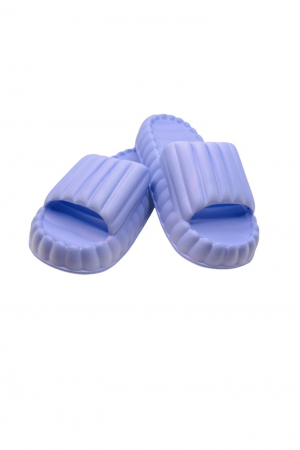 Papuci plaja - Papuci de plaja sau piscina pentru dama, Tecos, marime 36-37, mov, 23.5 centimetri, ultra moi si usori, design modern, confortabili
