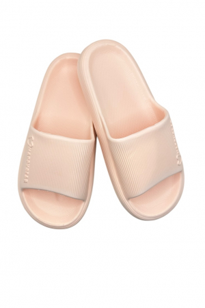 Papuci plaja - Papuci de plaja sau piscina pentru dama, Tecos, marime 36-37, ultra usori, imprimeu ursulet, roz, 23.5 centimetri