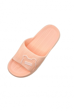 Papuci de plaja sau piscina pentru dama, Tecos, marime 36-37, ultra usori, imprimeu ursulet, roz, 23 centimetri [5]