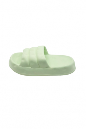 Papuci de plaja sau piscina pentru dama, Tecos, marime 38-39, verde, 24.5 centimetri, ultra moi, usori si confortabili, design modern [1]
