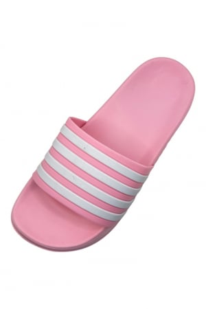 Papuci plajă dama colorați cu dungi albe – confort și stil [3]
