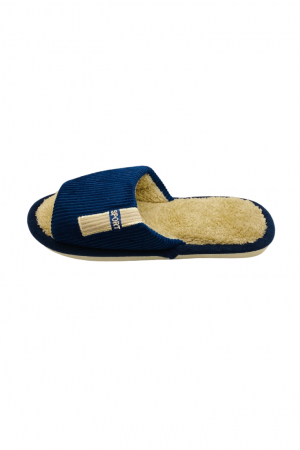 Papuci decupati pentru barbati, TECOS, marime 44-45, gri, caldurosi, 29 centimetri [1]