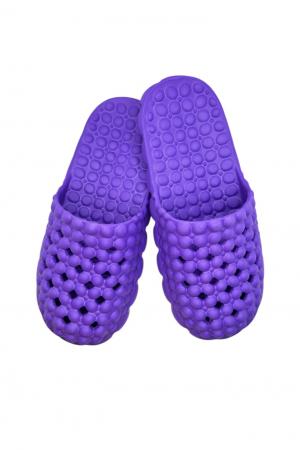 Papuci plaja - „Papuci alveolari de dama – Design tip ‘bubble’ pentru masaj și confort”