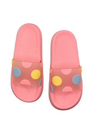 Papuci pentru activitati in aer liber, roz cu imprimeu buline, marime 40-41, 25.5 centimetri [5]