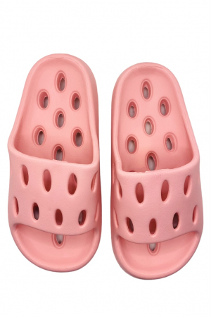 Papuci pentru adulti, Tecos, marime 36-37, roz, foarte usori, talpa anti-alunecare si cu gauri, 24 centimetri [3]
