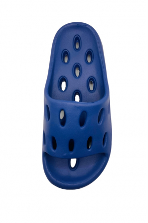 Papuci pentru adulti, Tecos, marime 44-45, albastru, foarte usori, talpa anti-alunecare si cu gauri, 27 centimetri [4]