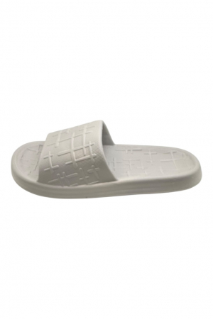 Papuci pentru barbati, Tecos®, gri, marime 40-41, 25.5 centimetri, ultra confortabili, antiderapanti, ideali pentru interior si exterior, model LINE [1]