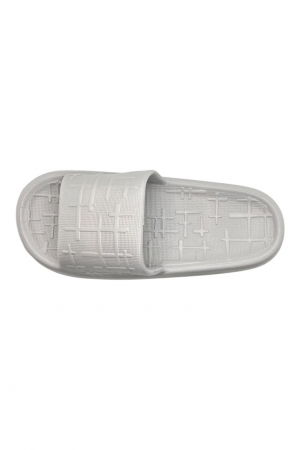 Papuci pentru barbati, Tecos®, gri, marime 40-41, 25.5 centimetri, ultra confortabili, antiderapanti, ideali pentru interior si exterior, model LINE [5]