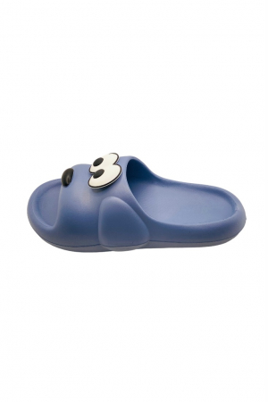 Papuci pentru barbati, Tecos, marime 40-41, albastru, foarte usori, talpa anti-alunecare, imprimeu amuzant 3D, 25.5 centimetri [1]