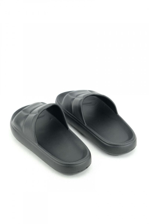 Papuci tip cloud pentru femei, Tecos®, marime 36, negru, 23 centimetri, realizati din material EVA moale și durabil, ideali pentru casă, duș, plajă sau grădină [3]