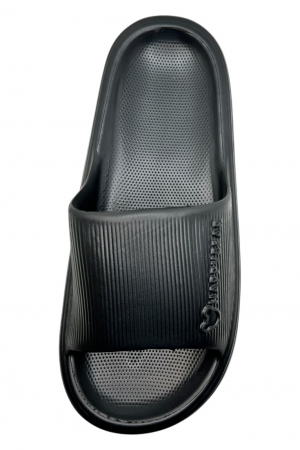 Papuci tip Cloud Slides pentru barbati, Tecos®, negru, marime 40-41, 26 centimetri, ultra confortabili, antiderapanti, ideali pentru interior si exterior [3]