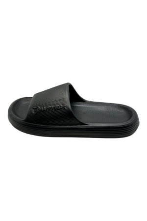 Papuci tip Cloud Slides pentru barbati, Tecos®, negru, marime 40-41, 26 centimetri, ultra confortabili, antiderapanti, ideali pentru interior si exterior [1]