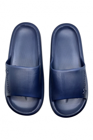 Papuci tip Cloud Slides pentru barbati, Tecos®, albastru, marime 40-41, 26 centimetri, ultra confortabili, antiderapanti, ideali pentru interior si exterior [4]